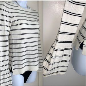 NEW Ann Taylor XSP/0P Striped Sweater Blouse
